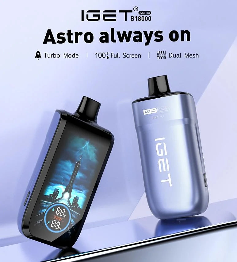 IGET Astro B18000 Disposable Pod – Premium Vapes UAE