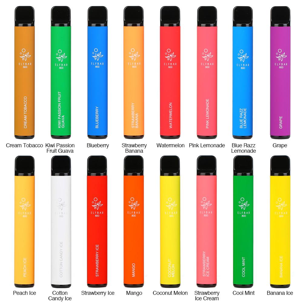 ELF BAR Disposable 800 Puffs 0% Nicotine – Premium Vapes UAE