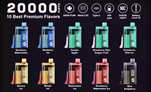 Yuoto 20000 Puffs Disposable Vape (5% Nicotine) | Premium Vapes shop UAE