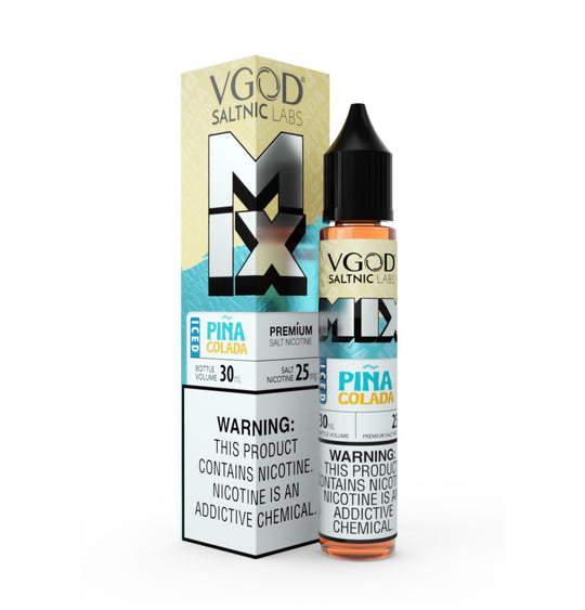 VGOD Iced Pina Colada Saltnic | 30ml bottle size Smooth and creamy coconut blends Premium Vapes shop UAE