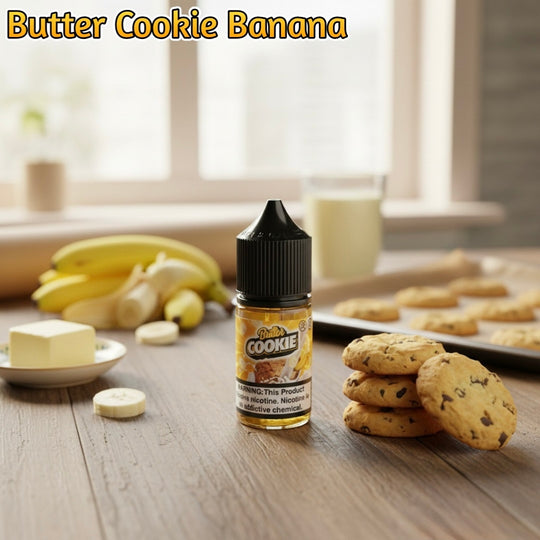 Butter Cookie Banana Saltnic - JDI | Premium Vapes shop UAE