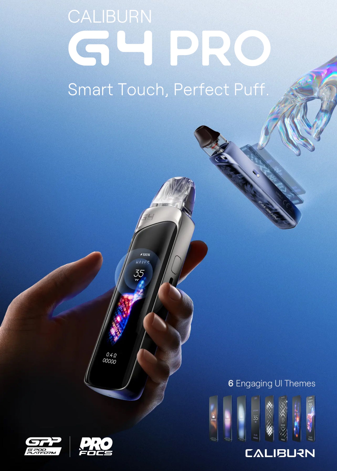 raz bar vape near me Uwell Caliburn G4 Pro Pod System Kit 1800mAh – Premium Vapes UAE