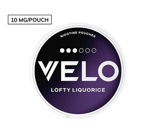 Velo Lofty Liquorice Nicotine Pouches (20pcs/Can) | Premium Vapes shop UAE