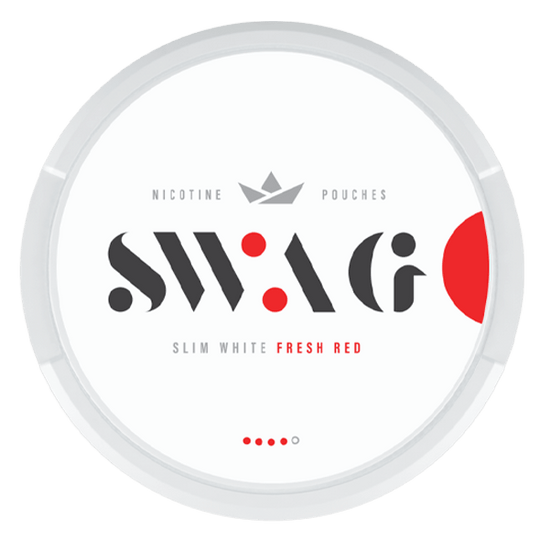 Swag Fresh Red Ultra Strong 25MG/G Nicotine Pouches (20pcs/Can) | Premium Vapes shop UAE
