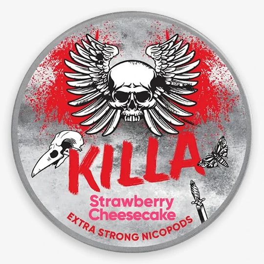 KILLA Strawberry Cheesecake Nicotine Pouches (20pcs/Can) | Premium Vapes shop UAE