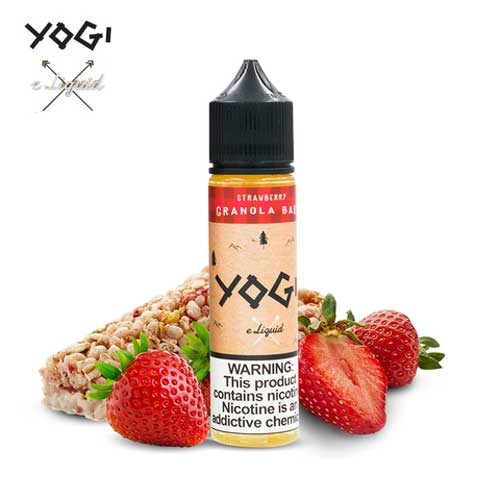 YOGI Strawberry E-Liquid Granola Bar | Premium Vapes shop UAE