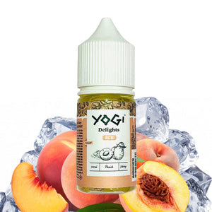 YOGI Delights Peach Ice 30ml Salt | Premium Vapes shop UAE