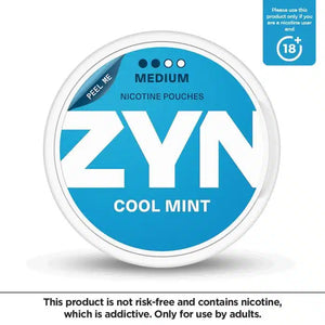 ZYN Cool Mint Nicotine Pouches (20pcs/Can) | Premium Vapes shop UAE