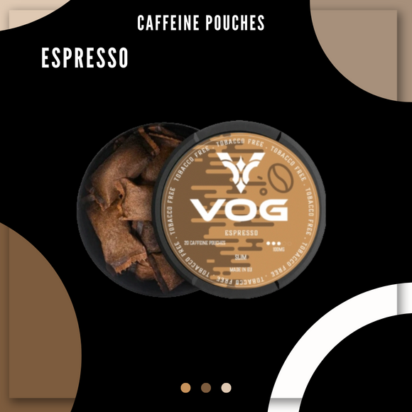 VOG Caffeine Pouches Espresso (20pcs/Can) | Premium Vapes shop UAE