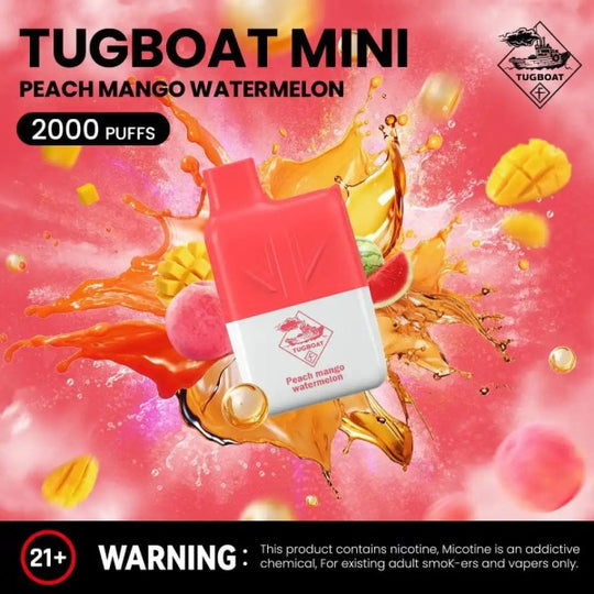 Tugboat Mini 2000 Puffs Disposable Vape (2% Nicotine) | Premium Vapes shop UAE