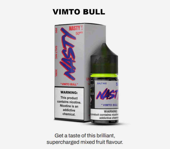 Nasty LIQ - Vhimto Bull Salt | Premium Vapes shop UAE