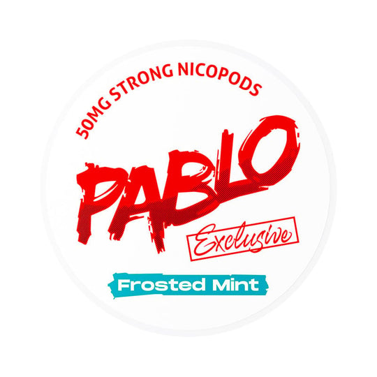 Pablo Exclusive Frosted Mint Nicotine Pouches (20pcs/Can) | Premium Vapes shop UAE
