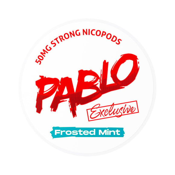 Pablo Exclusive Frosted Mint Nicotine Pouches (20pcs/Can) | Premium Vapes shop UAE