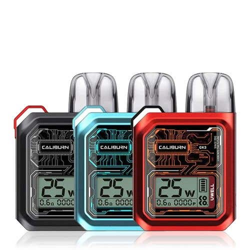 Uwell Caliburn GK3 Pod System Kit 900mAh | Premium Vapes shop UAE