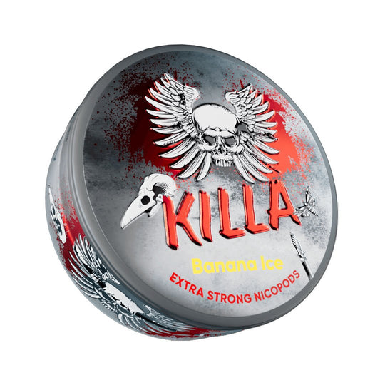 KILLA Banana Ice Extra Strong Nicotine Pouches (20pcs/Can) | Premium Vapes shop UAE