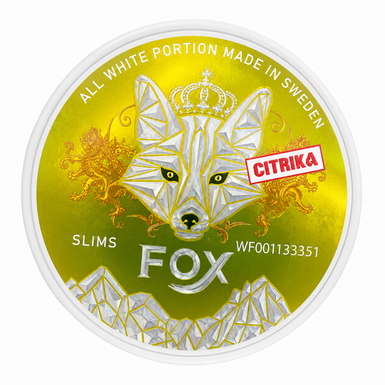 White Fox Citrika Nicotine Pouches (20pcs/Can)