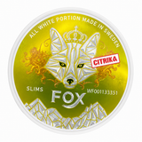 White Fox Citrika Nicotine Pouches (20pcs/Can) | oral nicotine pouches tobacco free Premium Vapes shop UAE