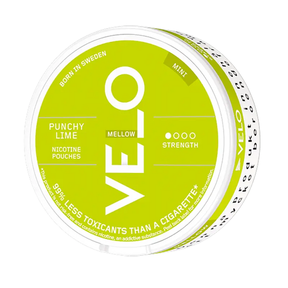 Velo Mini Punchy Lime Nicotine Pouches (20pcs/Can) | Premium Vapes shop UAE