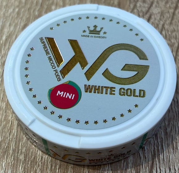 White Gold Mini Mint Nicotine Pouches