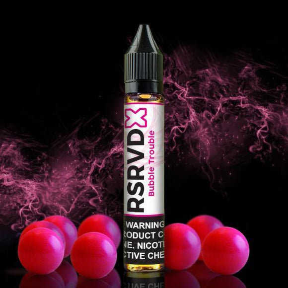 RSRVD X - BUBBLE TROUBLE [SALTNIC] | UAE Vapors R Us - The first vape store in UAE