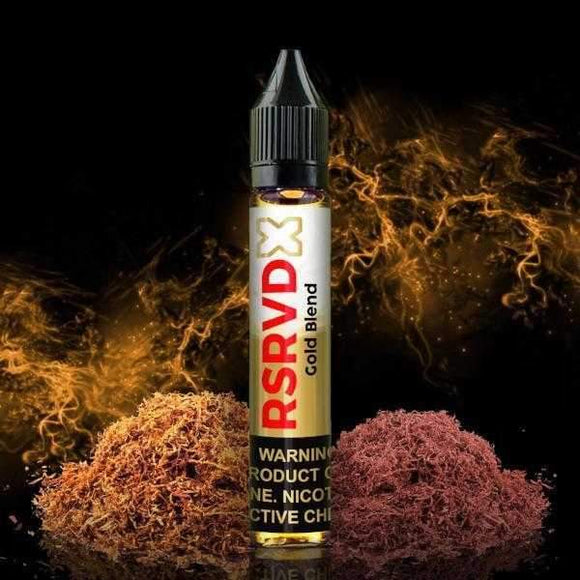 RSRVD X - GOLD BLEND [SALTNIC] | UAE Vapors R Us - The first vape store in UAE