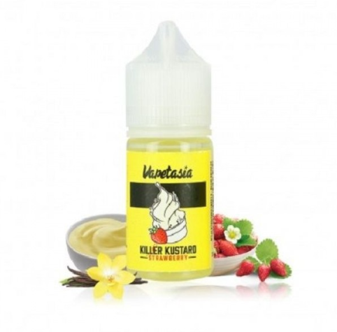 Strawberry Killer Kustard Salt Nic - Vapetasia