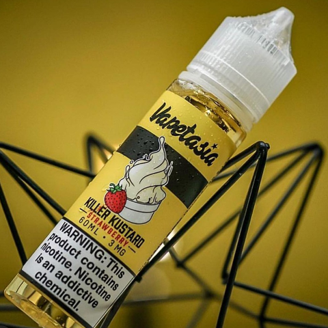 Strawberry Killer Kustard 60ml E Liquid - Vapetasia