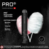 Pro Swiss Disposable Pod 1500 Puffs 2% Nicotine | Premium Vapes shop UAE