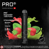 Pro Swiss Disposable Pod 1500 Puffs 2% Nicotine | Premium Vapes shop UAE