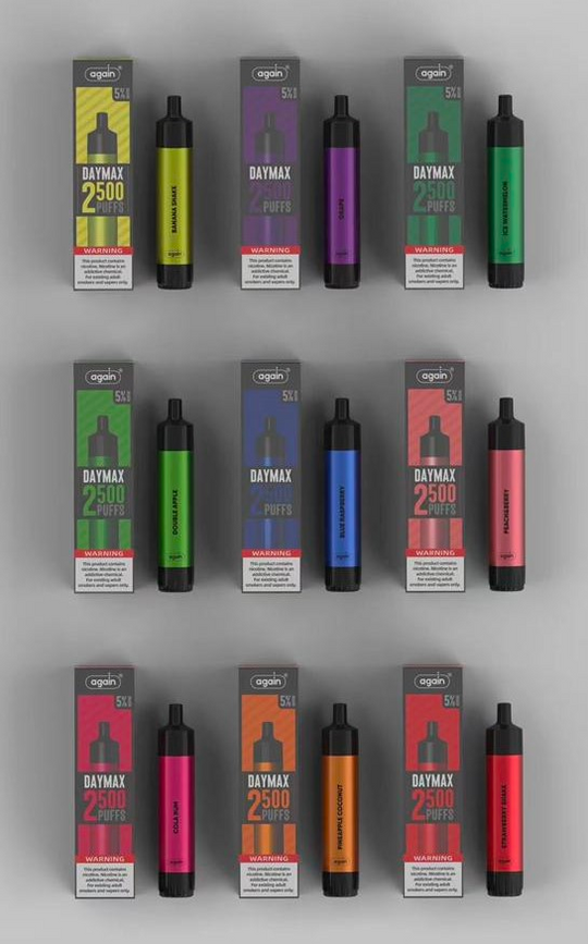 Again Daymax 2500 Puffs Disposable Pod 5% Nicotine | Premium Vapes shop UAE