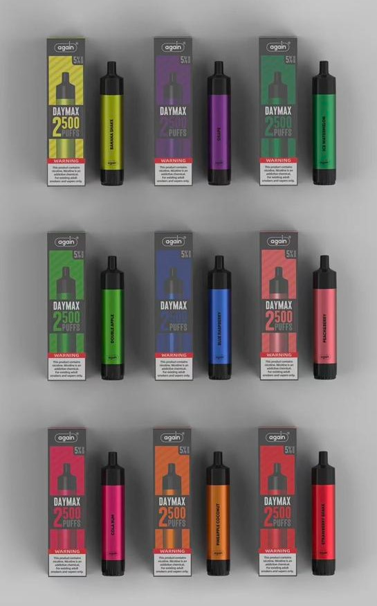 Again Daymax 2500 Puffs Disposable Pod 5% Nicotine | Premium Vapes shop UAE