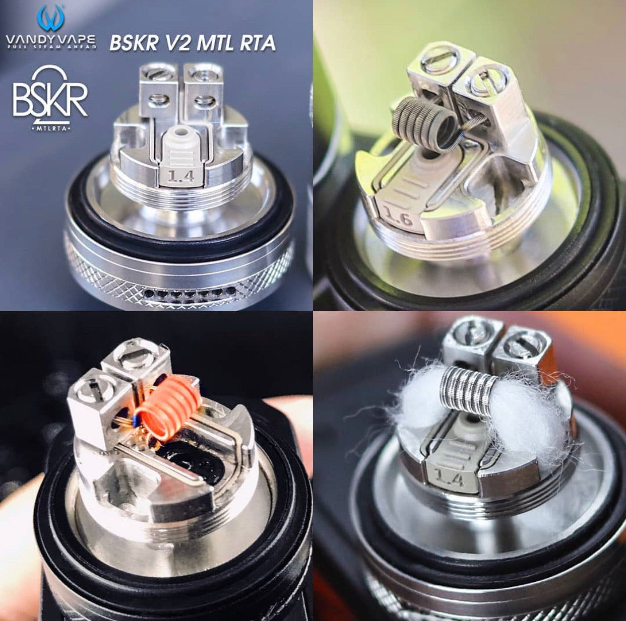 Vandy Vape BSKR V2 MTL RTA 24MM Premium Vapes UAE Vandy Vape BSKR V2 MTL RTA 24MM Premium Vapes UAE
