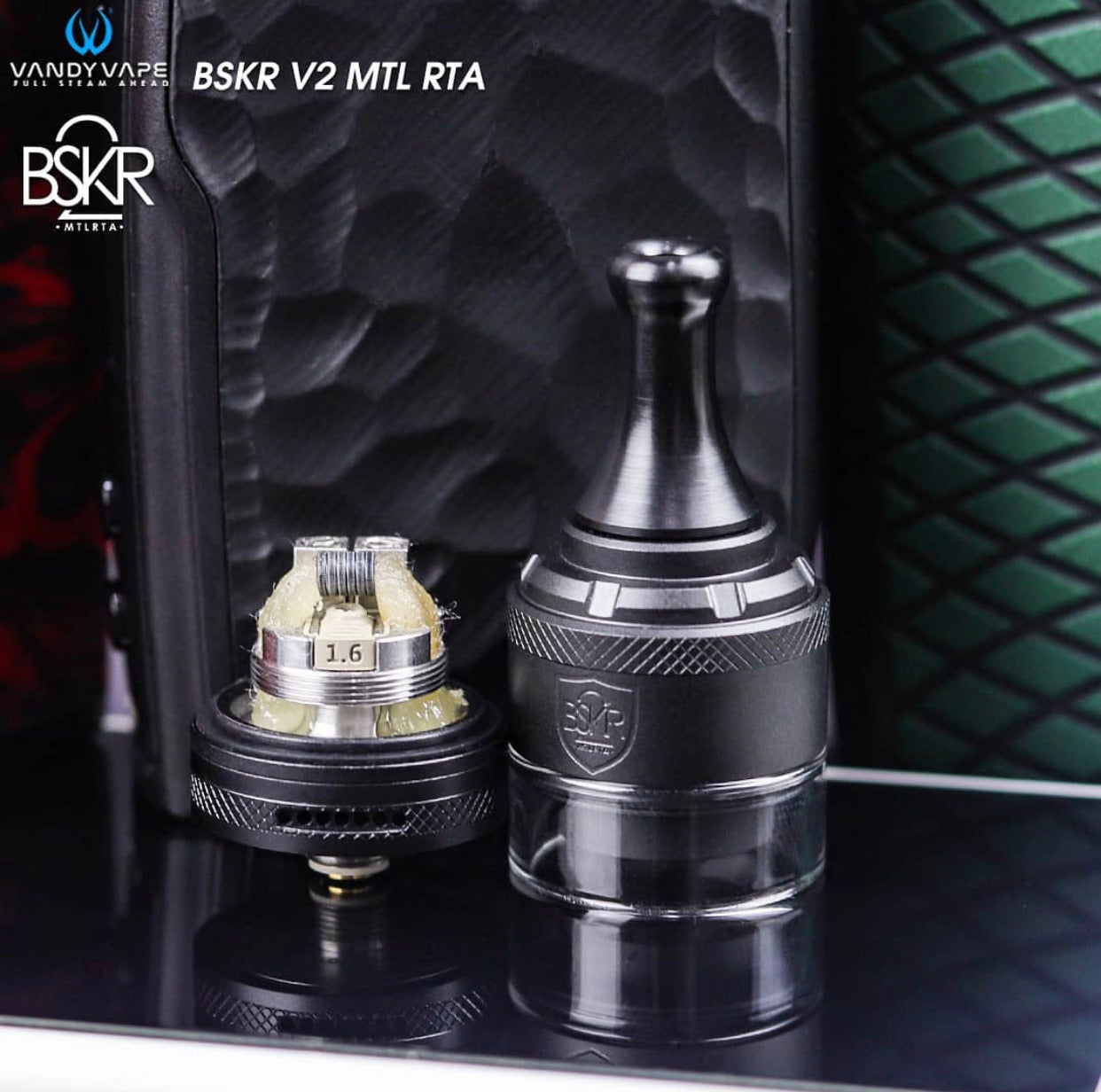 Vandy Vape BSKR V2 MTL RTA 24MM  Premium Vapes UAE
