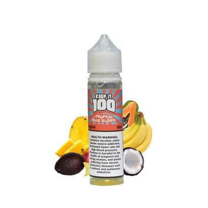 Keep It 100 - Tropical Blue Slushie Eliquid | Premium Vapes shop UAE