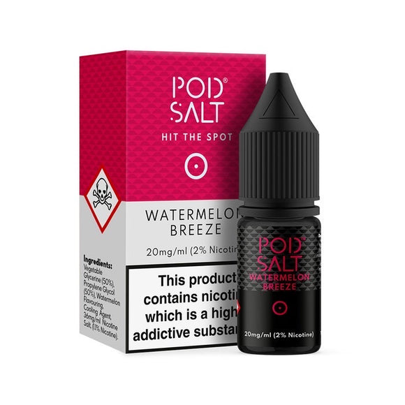 Pod Salt Watermelon Breeze 30ml Salt Nicotine premium vapes shop uae