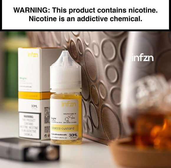 INFZN Tobacco Custard Salt Nic | Premium Vapes UAE