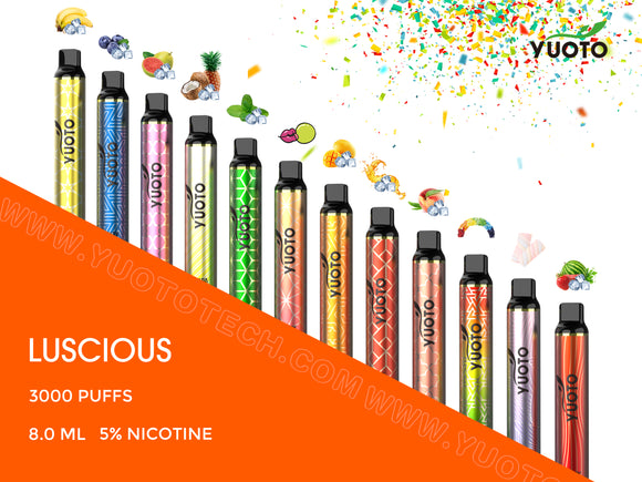 Yuoto Luscious 3000 Puffs Disposable Vape