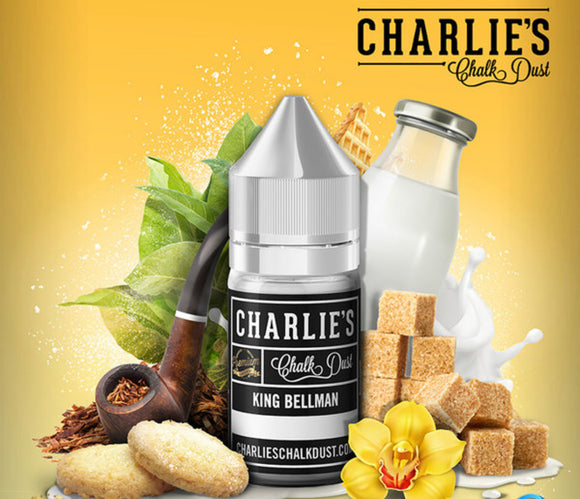 King Bellman - Charlie’s Chalk Dust Salt Nicotine (Tobacco and Vanilla) | Premium Vapes shop UAE