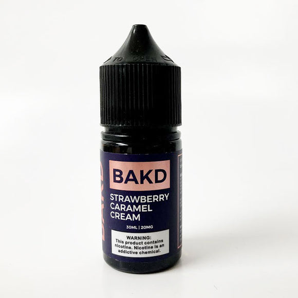 Strawberry Caramel Cream SaltNic 30ml- BAKD | Premium Vapes shop UAE