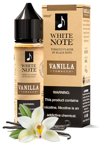 WHITE NOTE VANILLA TOBACCO 60ml premium vapes shop uae