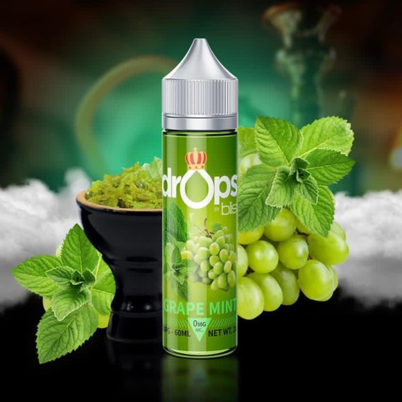 Grape Mint Shisha - Drops by Blis 60ml premium vapes uae