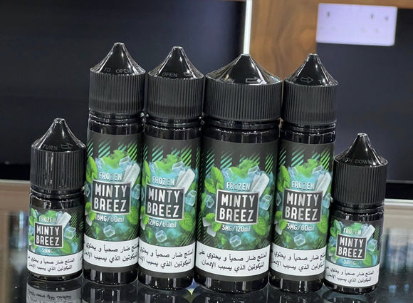 Frozen Minty Breez Eliquid - Sams Vape | Premium Vapes shop UAE