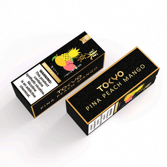 Tokyo Golden Series Pina Peach Mango Salt 30ml | Premium Vapes shop UAE