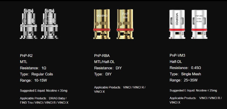 voopoo coil types PnP Coils – SHOP.VOOPOO main image 1
