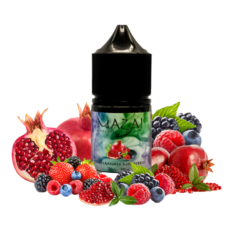 Pomegranate Mix Berries Saltnic by MAZAJ | Premium Vapes shop UAE