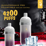 GUNNPOD Wave Pro Disposable Vape 4200 Puffs (5%) | Premium Vapes shop UAE