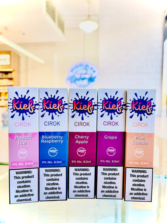 Kief Cirok Disposable 3000 Puffs 5% Nicotine | Premium Vapes shop UAE