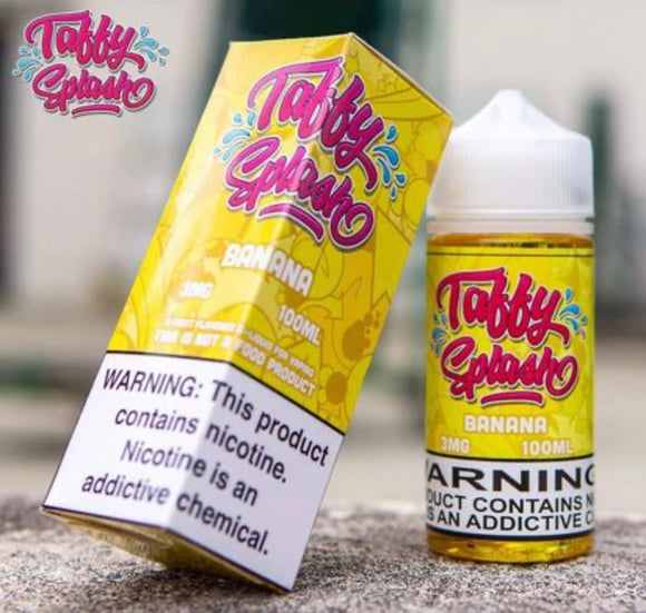 Banana Taffy By Taffy Splash 100ML premium vapes uae