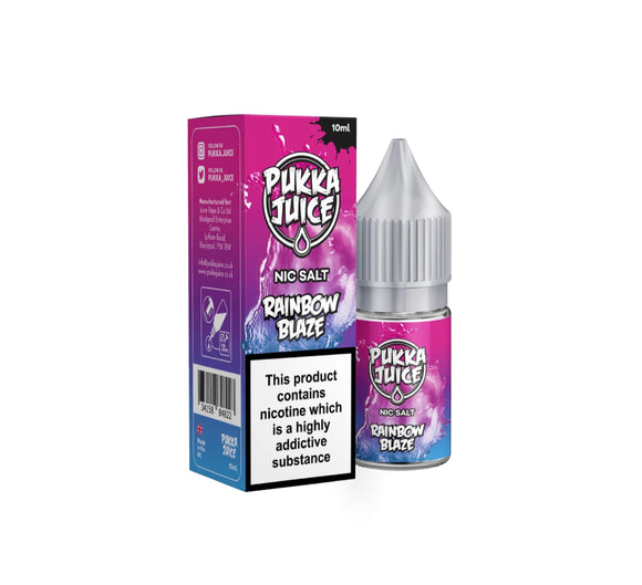 Rainbow Blaze Saltnic 30ml - Pukka Juice | Premium Vapes shop UAE