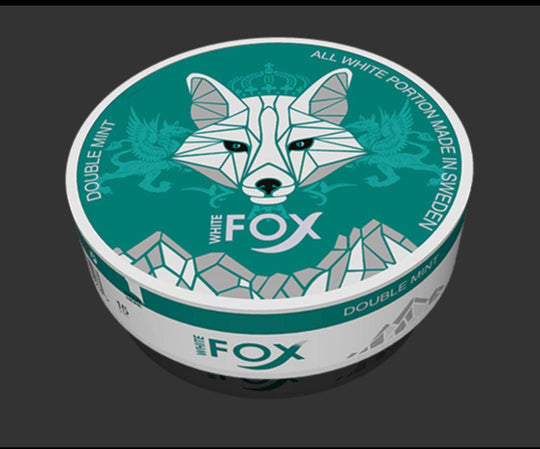 White fox double mint nicotine pouches uae| 16mg strong Premium Vapes shop UAE